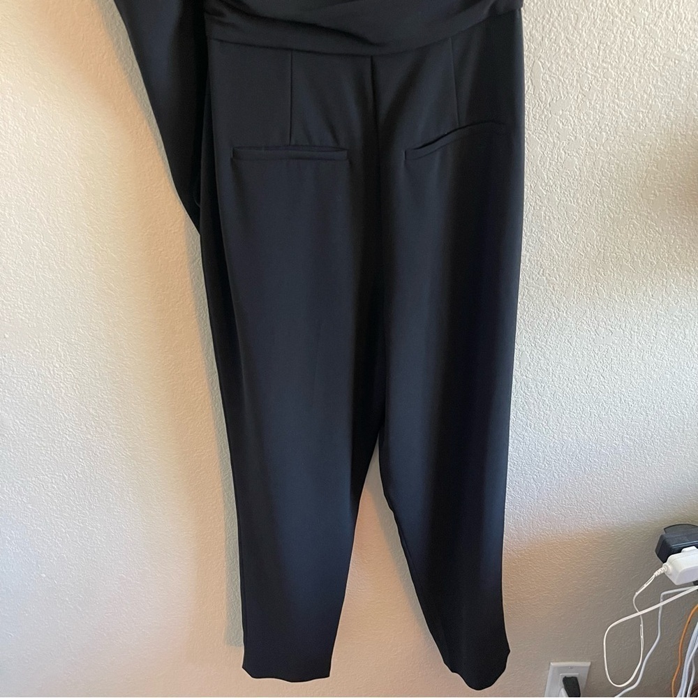A.L.C. Walden Jumpsuit One Sleeve in Black Asymmetric Women’s Size 4 - Picture 4 of 10